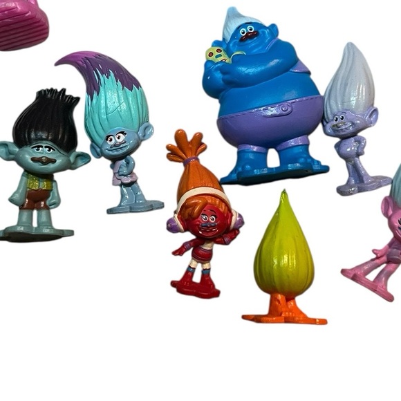 Dreamworks TROLLS movie lot dolls toys figures - Picture 4 of 4